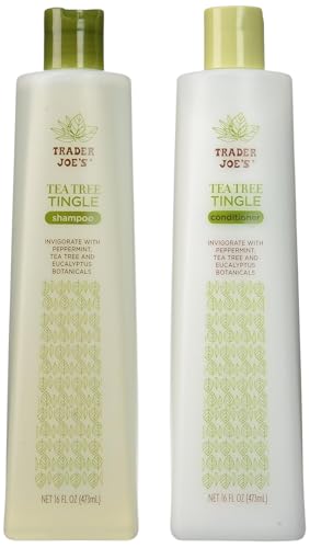 Trader Joe's Tea Tree Tingle Shampoo & Conditioner - CRUELTY FREE Personal Healthcare / Health Care