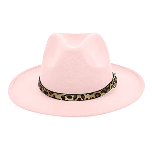 Unbekannt-Fedora-hat-Fedora-Wide-Women-s-Buckle-Belt-with-Cap-Boys-baseball-caps-10-years-old-Pink-one-size