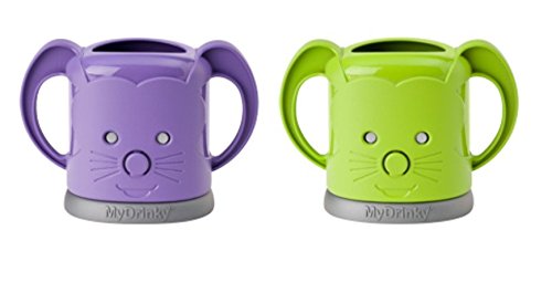 MyDrinky - The Adjustable Juice Box Holder 2 Pack (Grape/Lime)