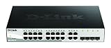 D-Link DGS-1210-16/B Commutateur Intelligent 16 Ports Gigabit avec 4 Ports SFP – Cordon d'alimentation Britannique Uniquement