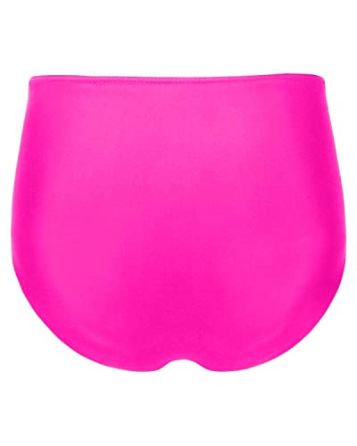 Image of Tempt Me Women High Waisted Bikini Bottom Retro Ruched Swim Bottom Shirred Tankinis Brief