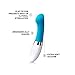 LELO GIGI 2 Estimulador del Punto G, Exquisito Vibrador Curvado, Recubierto con Silicona y Diseñado para Estimular el Punto G de la Mujer, Turquoise Blue