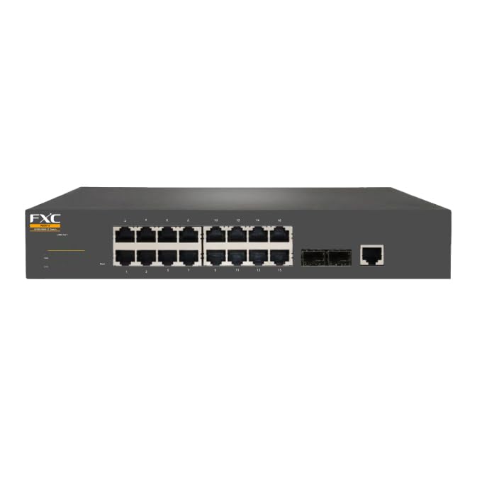 Amazon.co.jp: FXC ギガビット 16ポート L2 スイッチ スイッチングハブ