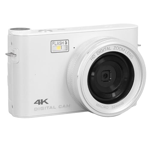 Cámara digital 4K, enfoque automático, zoom 18X, pantalla táctil 3 pulg. miniatura 1