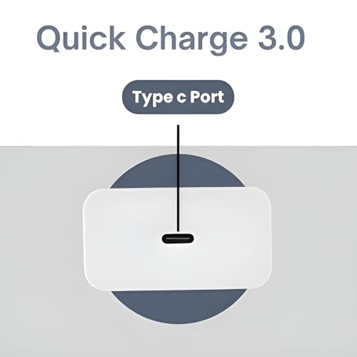 Image of Google 30W Type C to C Rapid Charging Adapter Compatible with Google 9A / 9 Pro XL / 9 Pro /8 Pro /8 /8a /7 Pro /7 /7a /3A Pro /Phone 2 /Tablet /Chromebook & Support 30 W Other USB C Devices Quick Charge, White