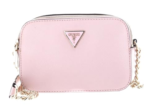 GUESS Sac bandoulière Eco Alexie crossbody chambre simili cuir noir BS23GU69 EVG873714, Light Rose, S