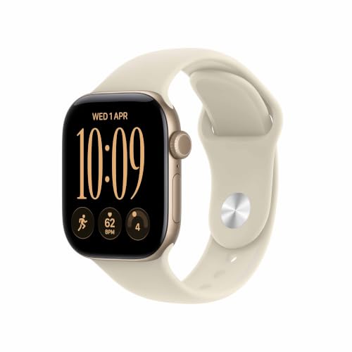 Apple Watch Series 12 GPS 42mm Gold Light Gold Aluminium/Sand - Image 2