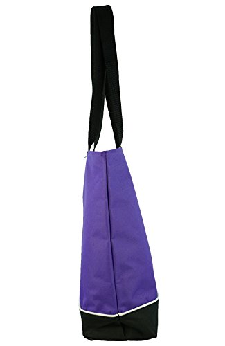 Image of Shoulder Tote Bag with Zipper