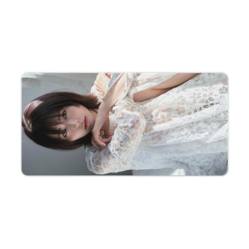 for 長濱ねる マウスパッド 超大型 マウスパッド ミングマウスパッド デスクマット 人気 人気写真 おしゃれ かわいい キーボードマット 防水 滑り止 耐久性が良い プレイマット 快適操作性 パソコン 周辺機器 贈り物 30x60cm(005 )