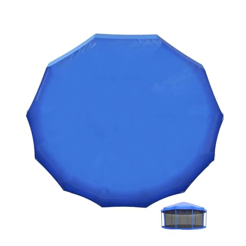 Generic Trampoline Canopy Shade Cover Windproof Protect from Sun for 6ft/8ft/10ft/12ft/14ft/16ft Trampoline Shade Straight Pole Round Trampoline Outdoor Fun for Kids(Size:16ft), EDNBALLFD-16FT
