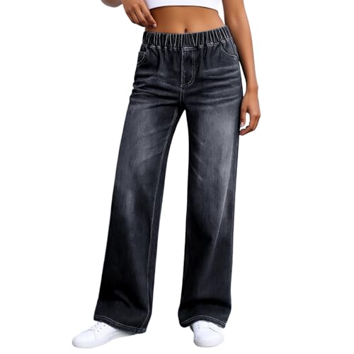 Jean femme jambe large idéal pour vos sorties urbaines d'été et vos moments de détente y2k