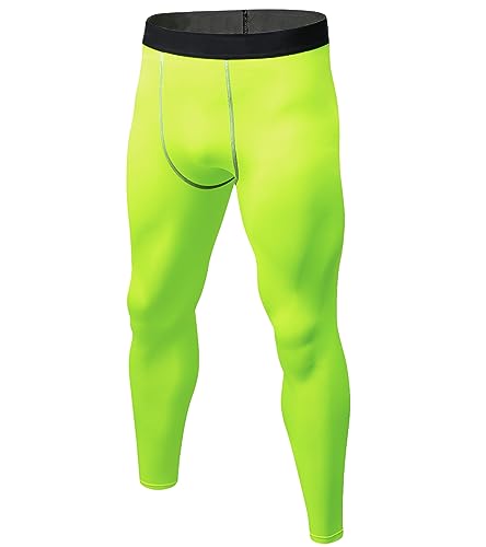 SPVISE Men's Compression Pants Cool Dry Athletic Leggings Workout Running Tights Active Spandex Sports Base Layer Yoga Pants