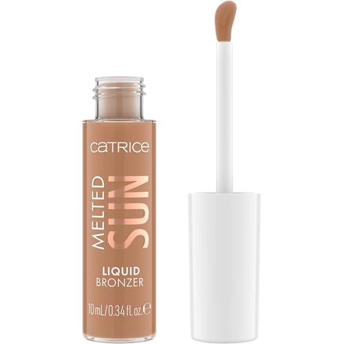 Catrice Cosmetics Bronceador líquido Melted Sun, de larga duración, definir, de gran pigmentación, natural, mate, 10 ml