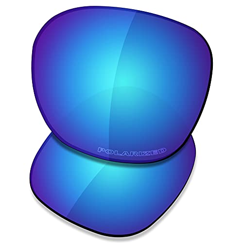 Image of SAUCER Premium Replacement Lenses for Oakley Garage Rock OO9175 | UV400 Protection, Anti-Scratch, Precise Fit & Enhanced Clarity Sunglasses High Defense - Glacier Blue Polarized