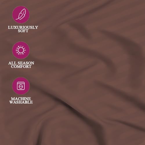 Trance Home Linen Cotton Bedsheet with 2 Pillow Covers
