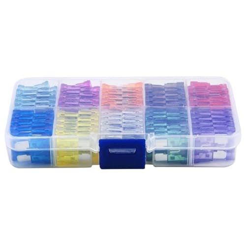 Kit de fusibles para auto LIHUA 100 piezas con 10 tipos de 2A a 35A miniatura 2