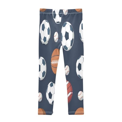 Toddler Girls Leggings Printed Yoga Pants Leggings Basketball Baseball for Kids2