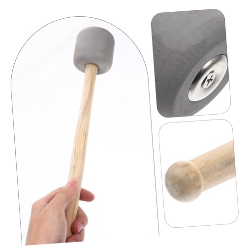 Baquetas de madera para bombo gris 33 cm miniatura 5