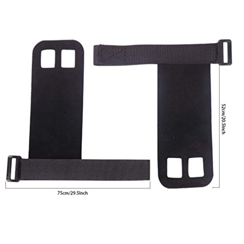 Lioobo Um par de luvas de couro para atividades físicas resistentes ao desgaste e antiderrapante cin