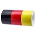 SUPERFINDINGS 5m Adesivo per Decalcomanie A Strisce Colorate con Bandiera Germania 3 Colori Adesivo in PVC Riflettente per Strisce da Corsa in Vinile per Finestrini Dell'Auto, Laptop, Bagagli