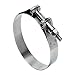 Ideal Tridon 300210475051 Stainless Steel 30021 Series 300 T-Bolt Channel Bridge Hose Clamp, Heavy Duty, 124 SAE Size, 120.7 mm - 128.5 mm Hose OD Range