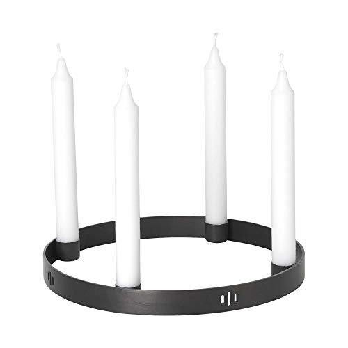 Preisvergleich Produktbild Ferm Living - Kerzenhalter Circle small, schwarz