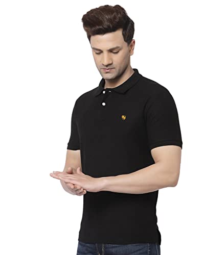 Image of Men's Casual Cotton Polo Tshirt (N1002-AIRFORCE mp)