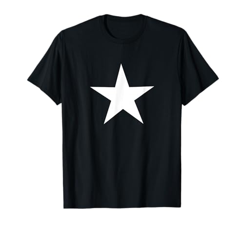 White Star on Front T-Shirt