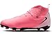 Nike Jr. Phantom Luna 2 Academy Little/Big Kids' MG Soccer Cleats (FJ2603-600, Sunset Pulse/Black) Size 6
