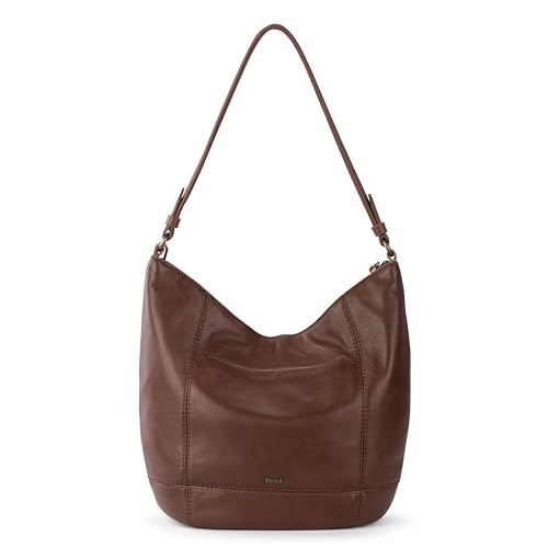 Image of The Sak Sequoia Hobo Bag - Premium Large Leather Women's Handbag for Everyday & Travel - Durable Purse With Zipper Pocket