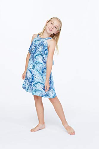Image of Hawaii Hangover Family Matching Hawaiian Clothes, Simply Blue Leaves | Family matching Hawaiian outfits, Simply Blue Leaves, lightweight rayon, machine washable, tropical leaf print, luaus