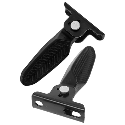 Cabilock Estriberas Plegables de Aluminio Antideslizantes para Bicicleta Eléctrica, Reposapiés Resistentes y Ligeros para Moto, Uso Urbano y Viajes, Soporte Cómodo para Ciclistas