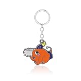 FunBoat Pochita Anime Charm Keychain - Chainsaw Devil Dog Key Chain - Christmas Cosplay Gifts for Kids Girls Teens Women Men