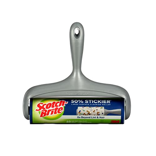 Scotch-Brite 50% Stickier Large Surface Lint Roller, Works Great...