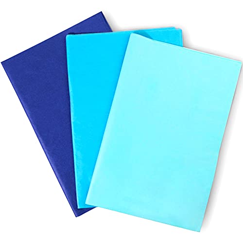 Assorted Blue Tissue Paper Bulk,29.5