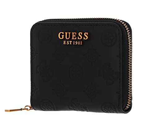 GUESS G Vibe SLG Small Zip Around Wallet Black Logo