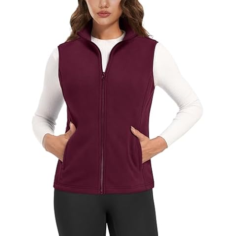 MAGCOMSEN Women's Fleece Vest Cover