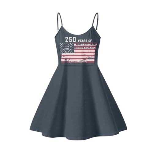 Image of Cozeyat Women Girls Summer Sleeveless Dress Casual Swing Beach Cover Up Knee Length Dresses,Large Size XS-4XL