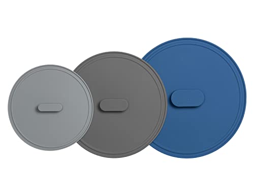 Misen 8, 10, & 12 Inch Universal Lids For Pots And Pans - Universal Pot Lid & Pan Cover For Frying - Silicone Lids For Pots And Pans #TOP19