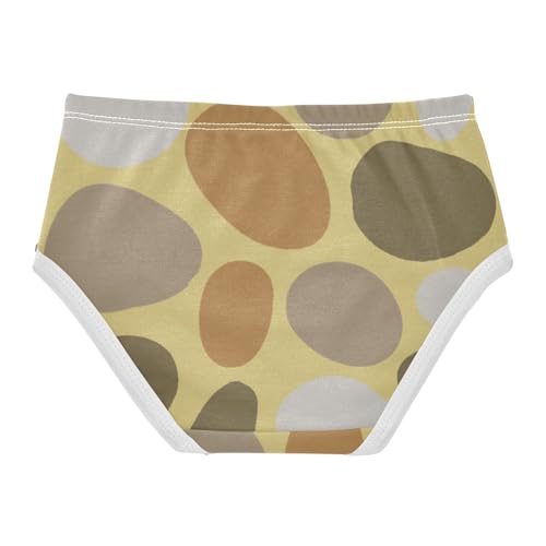 Girls' Underpants Kids Cotton Underwear Panties Briefs For Girl Age 2-8 Years Oval Pattern2