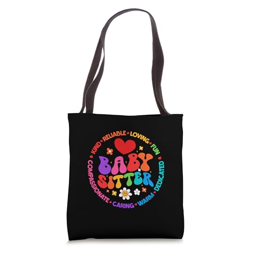 Bolso tote para cuidado infantil y babysitting con diseño retro miniatura 1