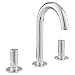 American Standard 7105821.002 Studio S Widespread Bathroom Faucet with Knob Handles, Polished Chrome