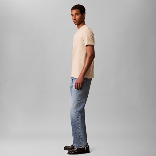 Image of Calvin Klein Men's Relaxed Fit CK Logo Crewneck T-Shirt