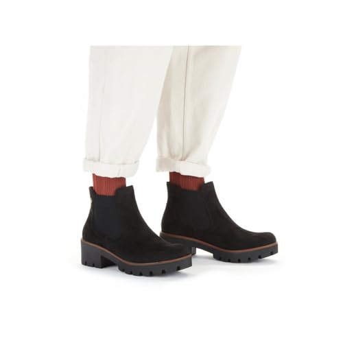 Rieker Acorn II Womens Chelsea Boots 39 Medium Noir