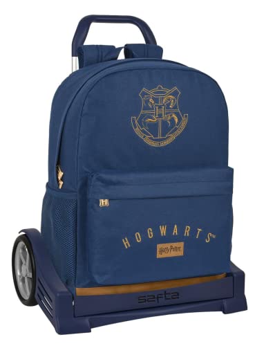 SAFTA 32x43x14cm, Zaino con Carrello Evolution Harry Potter Magical 32 x 43 x 14 cm Unisex-Bambini e Ragazzi, Multicolor, Estándar