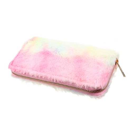 BESPORTBLE Portafoglio Donna in con Zip Multi-scomparto Organizzato per Carte Contanti e Monete Borsa Elegante e Creativa Adatta Tutte le Occasioni Regalo per Donne e Ragazze