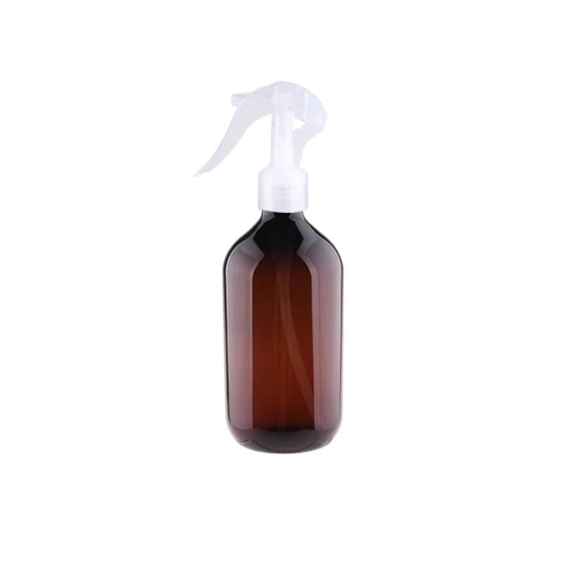 Vaporisateur Lot de 10 flacons vaporisateurs vides en plastique 100/150/200 ml, voyage avec atomiseur(Clear lid brown PET,200ml)