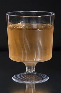 80 Count Disposable Wine Glasses 8 oz Plastic Clear Heavyweight 1-Piece Upscale