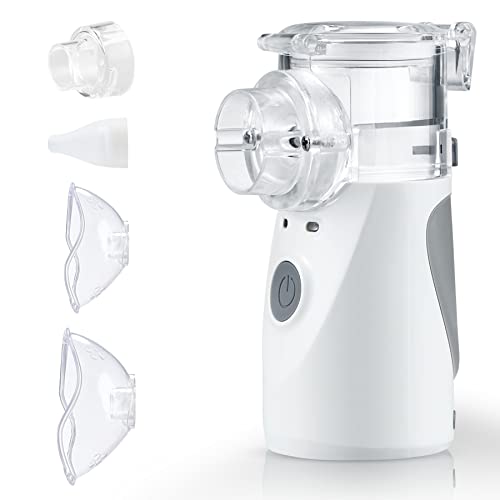 Portable Nebulizer - Handheld Mesh Atomizer Machine for for Kids Adults, Ultrasonic Nebulizer Personal Inhalers for Breathing Problems