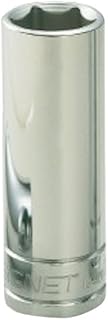 Signet S11412 1/4 Drive 6 Point Deep Metric Socket, 12 mm